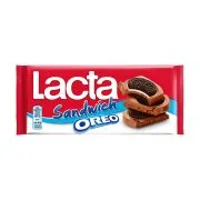 LACTA Sandwich Σοκολάτα Γάλακτος με Oreo 92g
