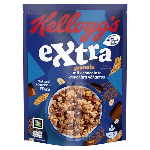 KELLOGG'S Extra Granola με Σοκολάτα Γάλακτος 450g