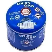 Brat Gas Φιάλη Βουτανίου Mε Gas Stop 500gr