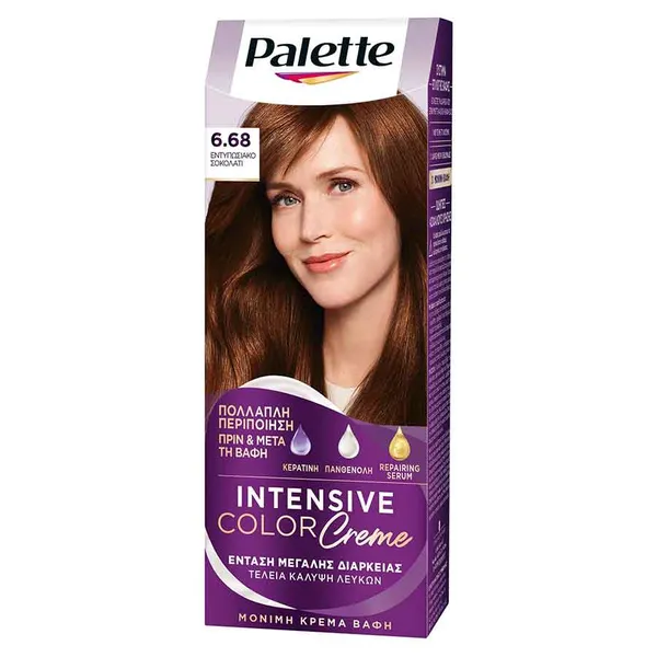 Schwarzkopf Palette Intensive Color Creme Βαφή Μαλλιών No6.68 Σοκολατί