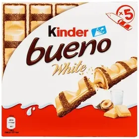 KINDER Λευκή Σοκολάτα Bueno Φουντούκι 5x19.5g