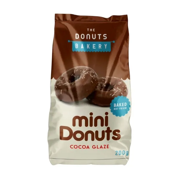 THE DONUTS BAKERY Μίνι Ντόνατς με Επικάλυψη Σοκολάτας 200g