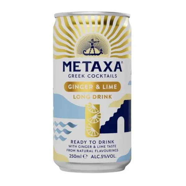 Coctail ginger-lime ή peach spritz 250ml