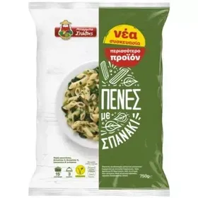Μπάρμπα Στάθης Πένες με Σπανάκι 750g.