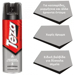 Teza Κατσαριδοκτόνο Χωρίς Άρωμα 300ml