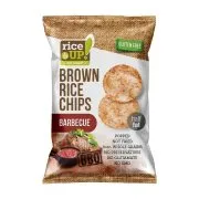 RICE UP Τσιπς Καστανού Ρυζιού με γεύση Barbeque Χωρίς γλουτένη 60g