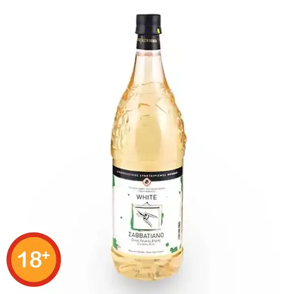 Νεμέας Κρασί Λευκό Σαββατιανό 1,5lt.