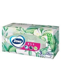 Zewa Deluxe Χαρτομάντηλα Facial 3Φύλλων 90τεμ. 162γρ. (Διάφορα Σχέδια)