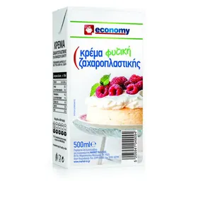 ECONOMY Κρέμα Φυτική Ζαχαροπλαστικής 500ml