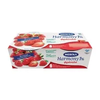 Επιδόρπιο Γιαουρτιού Harmony 1% λιπαρά Φράουλα Μεβγάλ 2x170g