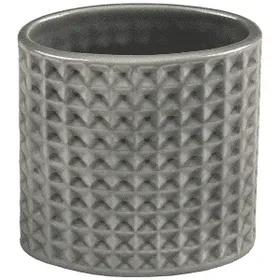 Home Comfort Ποτήρι Οδοντόβουρτσας Κεραμικό Γκρι 10.8x9x11