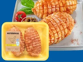 Εξοχικό κοντοσούβλι χοιρινό με πιπεριά