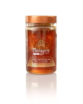 ΜΕΛΙΓΥΡΙΣ Μέλι Κρήτης με Κηρήθρα 200 GR