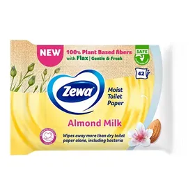 Zewa Υγρομάντηλα Almond Milk Moist Toilet Tissue 42τεμ.
