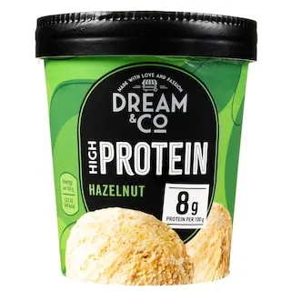 DREAM & CO Παγωτό Protein Φουντούκι 250g