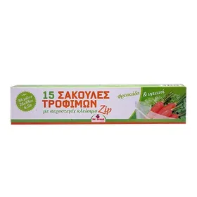 MrGrand Σακούλες Ψυγείου Μεγάλες Zipper 15τεμ.