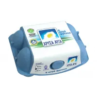 Αυγά Φρέσκα Large 6τεμ Χρυσά Αυγά 63-73g