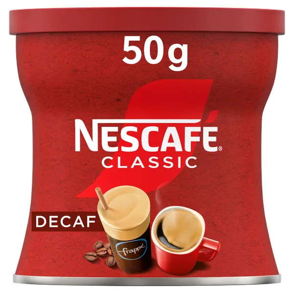NESCAFÉ® CLASSIC DECAF ΣΤΙΓΜΙΑΙΟΣ ΚΑΦΕΣ ΧΩΡΙΣ ΚΑΦΕΙΝΗ 50g