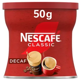 NESCAFÉ® CLASSIC DECAF ΣΤΙΓΜΙΑΙΟΣ ΚΑΦΕΣ ΧΩΡΙΣ ΚΑΦΕΙΝΗ 50g