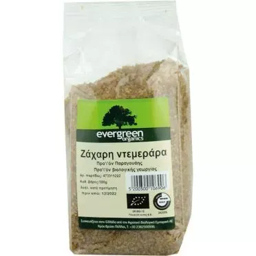 Ζάχαρη Ντεμεράρα 500g Evergreen Bio