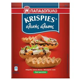 ΠΑΠΑΔΟΠΟΥΛΟΥ Krispies Παξιμάδια Ολικής Άλεσης 200γρ