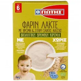 Γιώτης Φαρίν Λακτέ Με Βρώμη & Σιτάρι Ολικής Βιο 200gr