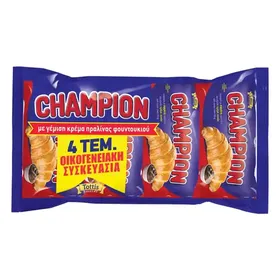 Tottis Champion Κρουασάν Με Πραλίνα Φουντουκιού 4x70γρ.