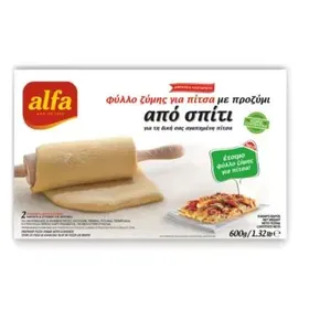 ALFA ΦΥΛΛΟ ΠΙΤΣΑΣ ΑΠΟ ΣΠΙΤΙ 600ΓΡ.