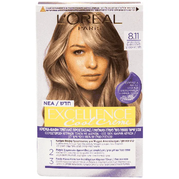 L'OREAL Excellence Βαφή Μαλλιών Ξανθό Ψυχρό