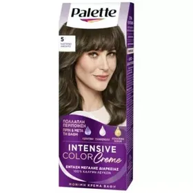 Palette Κρέμα Βαφή Μαλλιών Ν5 Καστανό Ανοιχτό 1 τεμ.