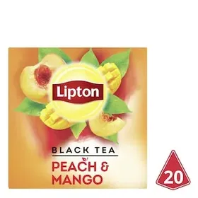 LIPTON Τσάι Μαύρο Ροδάκινο Μάνγκο 20x1.8g