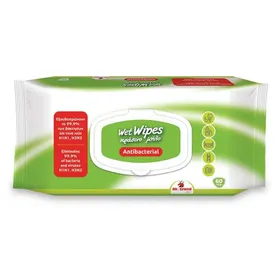 MrGrand Υγρά Μαντηλάκια Αντιβακτηριδιακά Green Apple 60τεμ.