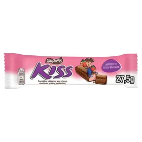 KISS Σοκολάτα Γάλακτος με Γέμιση Φράουλα 27,5gr