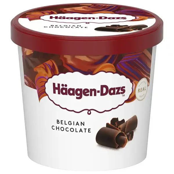 Παγωτό HÄAGEN-DAZS Belgian chocolate, salted caramel 400γρ./460ml