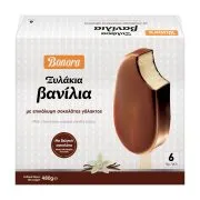 BONORA Ξυλάκια Βανίλια με Επικάλυψη Σοκολάτας Γάλακτος 6τεμ 480g
