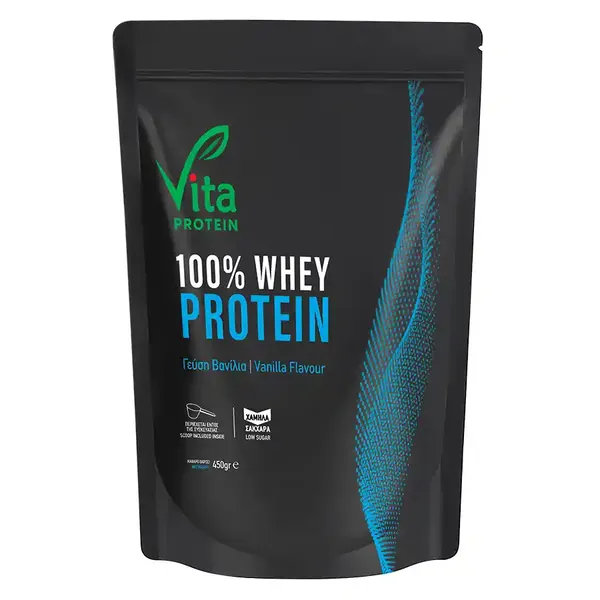Vita Protein Whey 100% Με Γεύση Βανίλια 450γρ.