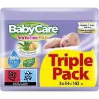 BABYCARE Sensitive Plus Μωρομάντιλα 3x54τεμ