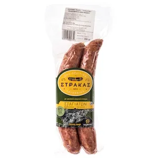 ΣΤΡΑΚΑΣ Λουκάνικα Σταγιατών Πηλίου 280gr