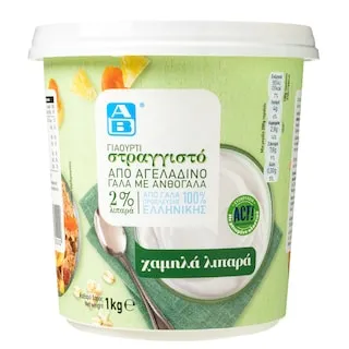 ΑΒ Γιαούρτι Στραγγιστό 2% Λιπαρά 1 kg
