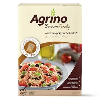 AGRINO Ρύζι Καστανό Πιλάφι 500 gr