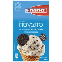 μίγμα για παγωτό cookies & cream 378γρ.