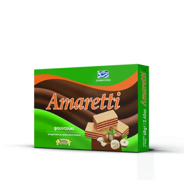 γκοφρέτα κρέμα κακάο ή φουντούκι 68γρ.