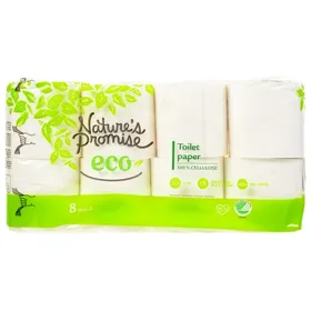 NATURE'S PROMISE Χαρτί Υγείας Eco 3 Φύλλα 8 Ρολά 733g