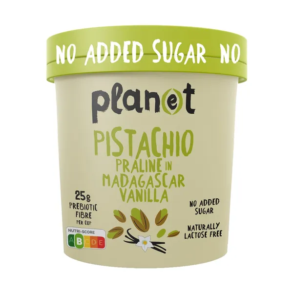 Παγωτό Pistachio Praline Vegan Χωρίς λακτόζη Χωρίς προσθήκη ζάχαρης