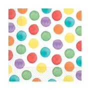 DECORATA Χαρτοπετσέτες Dots 33x33cm 20τεμ 85g