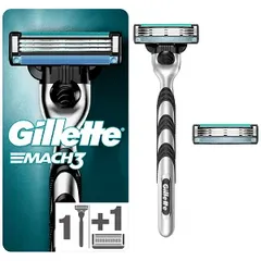 Gillette Mach 3 Ξυριστική Μηχανή +2 Ανταλλακτικές Κεφαλές