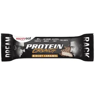 MOOVEAT Μπάρα Πρωτεϊνης 30% Crunch Biscot Caramel 65g