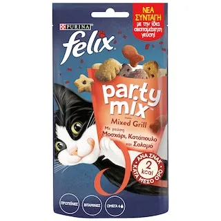 FELIX Γατοτροφή Party Mix Mixed Grill 60 gr