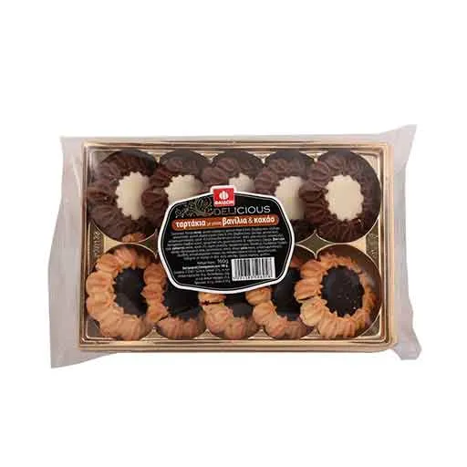Φαίδων Delicious Ταρτάκια Βανίλια Κακάο 160γρ.