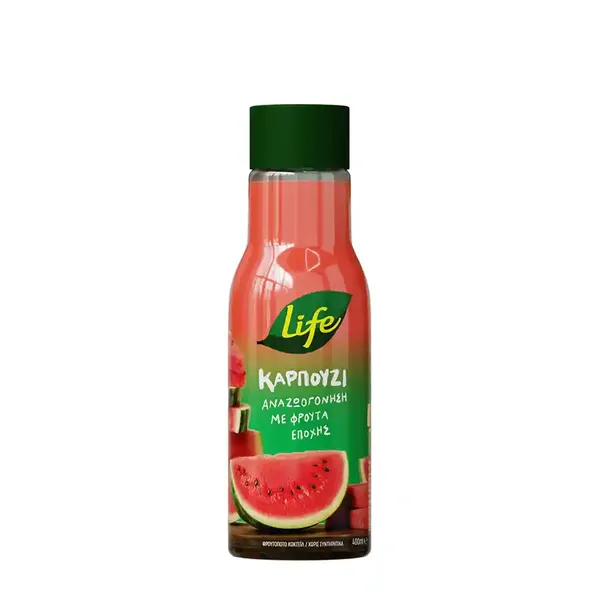 Δέλτα Life Φρουτοποτό Κοκτέιλ Καρπούζι 400ml.